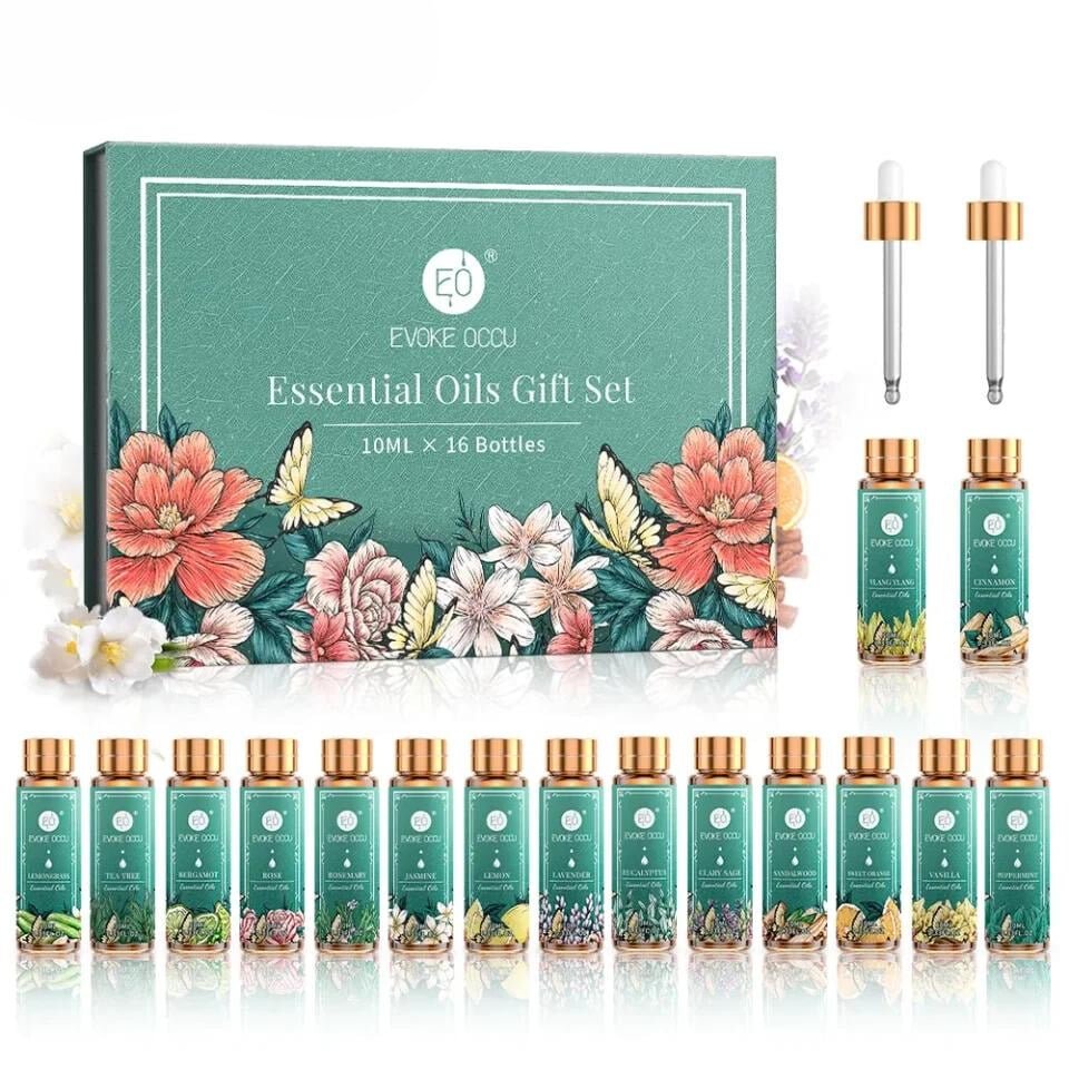 Box of 16 Essential Oils for Well-Being | Casabell Store